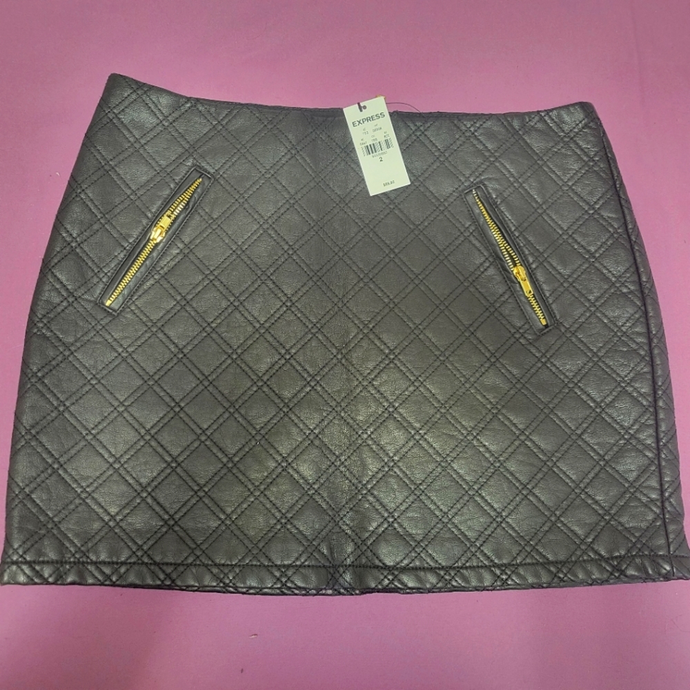 Faux Leather skirt